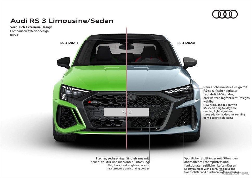 アウディRS3スポーツバック 新型《photo by Audi》