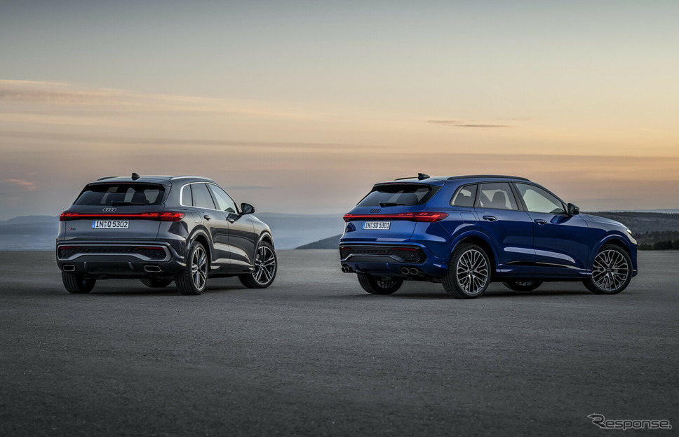 アウディ Q5 新型(左)とSQ5 新型(右)《photo by: Audi》