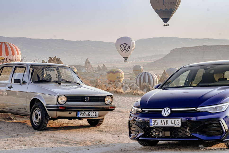 VW『ゴルフ』の50周年を祝う特別な熱気球《photo by VW》