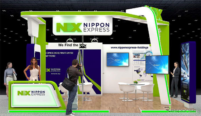 日本通運グループの「SEMICON India 2024」のブースイメージ《photo by nipponexpress》