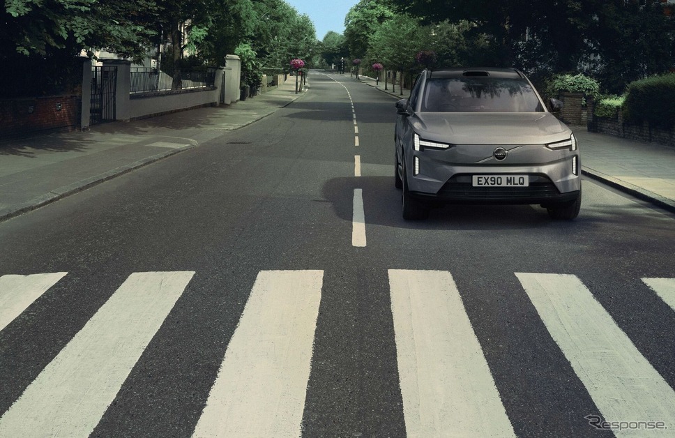 「アビー・ロード・スタジオモード」を搭載するボルボ『EX90』《photo by Volvo Cars》