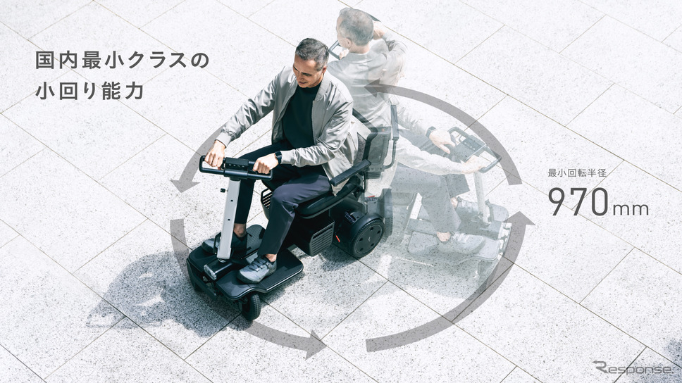 WHILLモデルR:国内最小クラスの小回り性能《写真提供 WHILL》