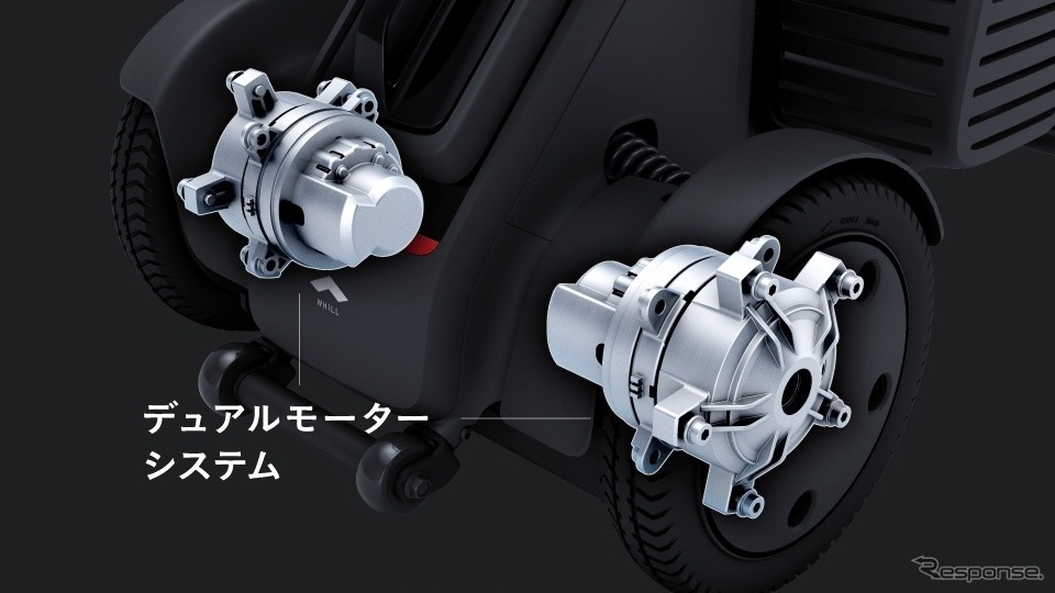 WHILLモデルR:デュアルモーター《写真提供 WHILL》