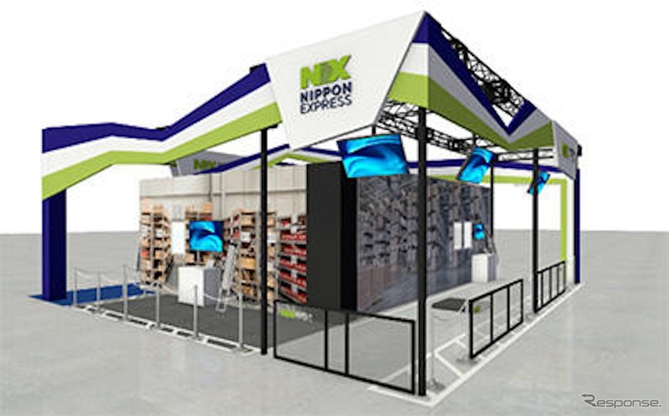 日本通運の国際物流総合展2024のブースイメージ《写真提供 NIPPON EXPRESSホールディングス》