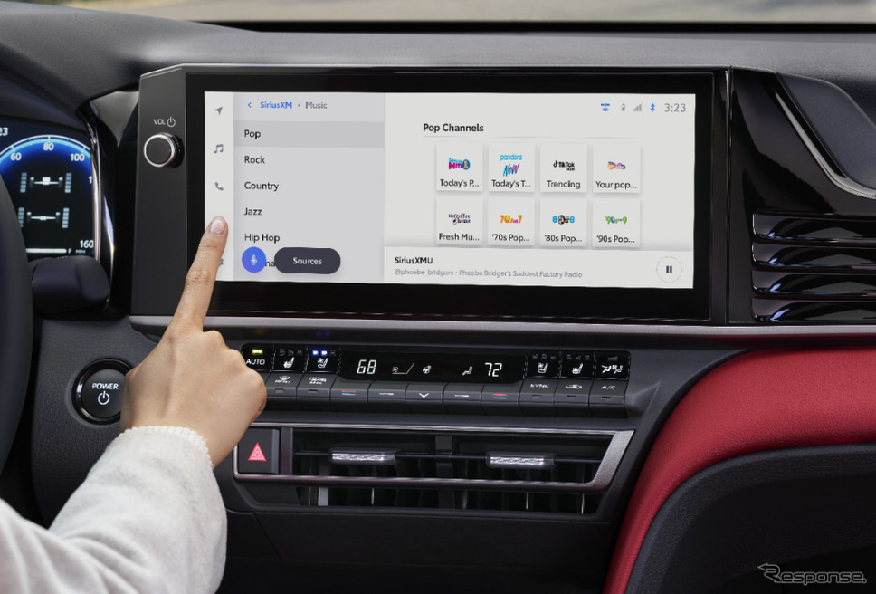 トヨタとレクサスが「SiriusXM」の3年サブスクリプションプログラム適用《photo by Toyota》