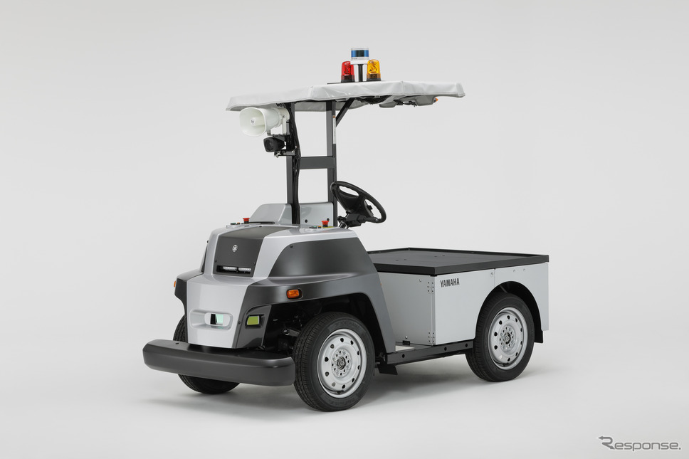 イブ・オートノミーの屋内外対応自動搬送用EV「FG-01」《写真提供 ヤマハ発動機》