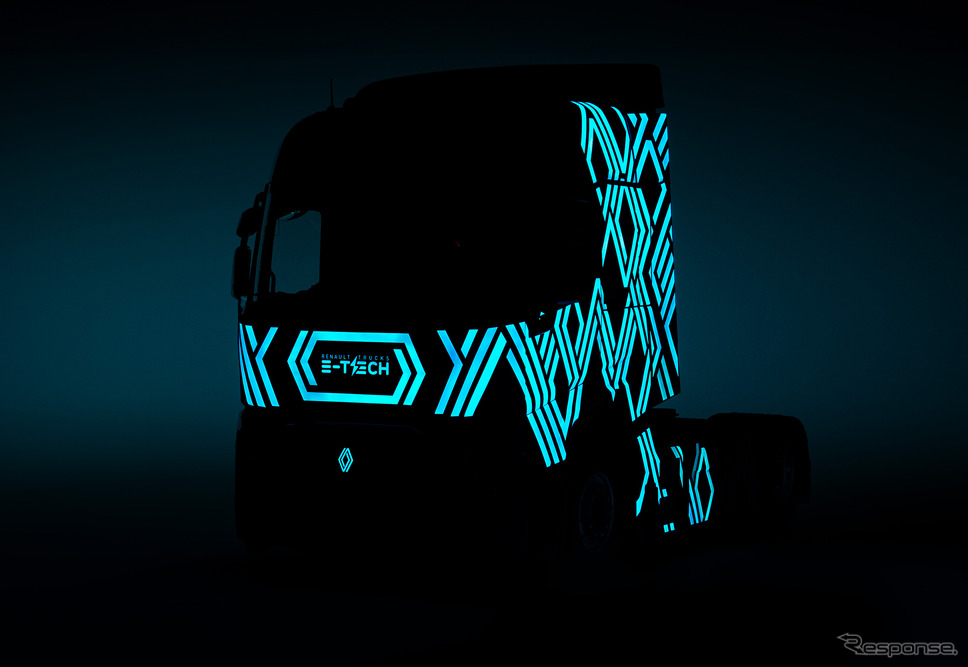 ルノー・トラックのE-Tech Tダイヤモンドエコー《photo by Renault》