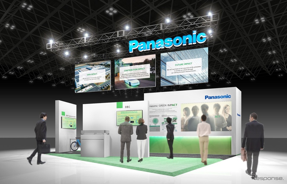 パナソニックのITS世界会議2024ドバイのブースイメージ《photo by Panasonic》