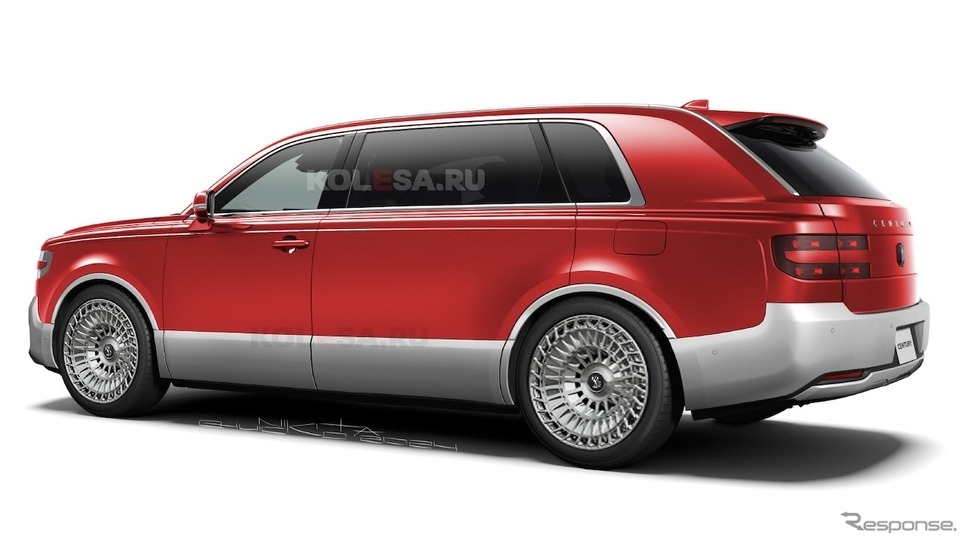 トヨタ・センチュリーSUV LWB仕様の予想CG《KOLESA RU/APOLLO》