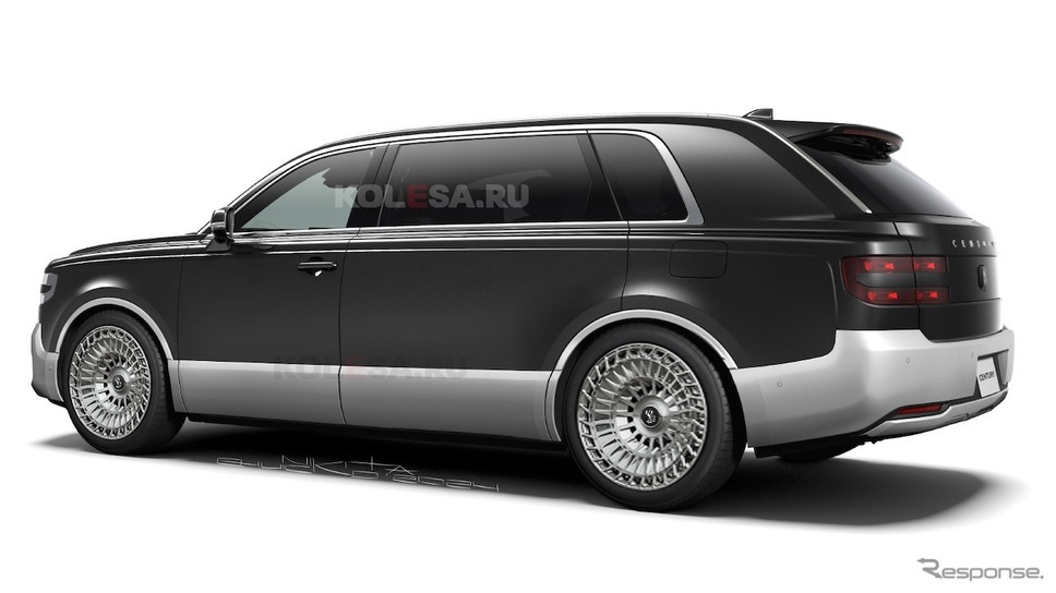 トヨタ・センチュリーSUV LWB仕様の予想CG《KOLESA RU/APOLLO》