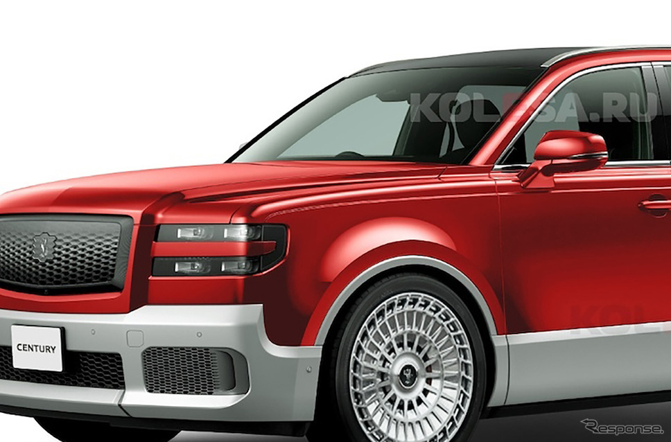 トヨタ・センチュリーSUV LWB仕様の予想CG《KOLESA RU/APOLLO》