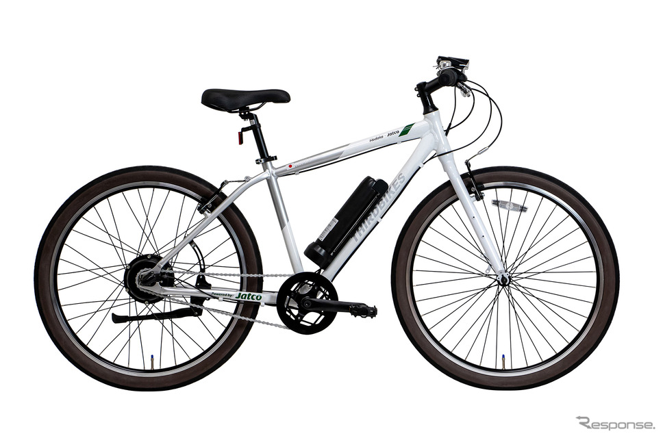 ジヤトコとホダカが開発した電動アシスト自転車のプロトタイプ《写真提供 ジヤトコ》