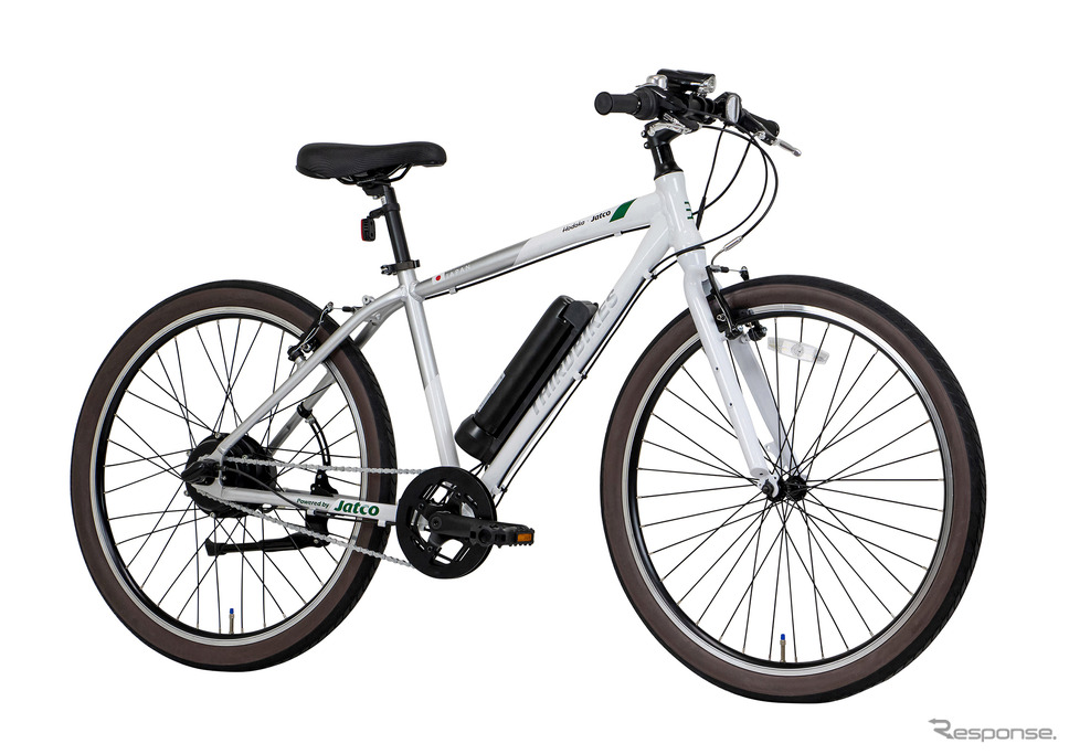 ジヤトコとホダカが開発した電動アシスト自転車のプロトタイプ《写真提供 ジヤトコ》