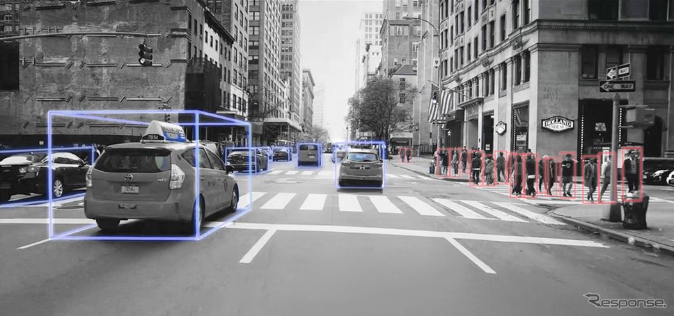 モービルアイのイメージングレーダー《photo by Mobileye》