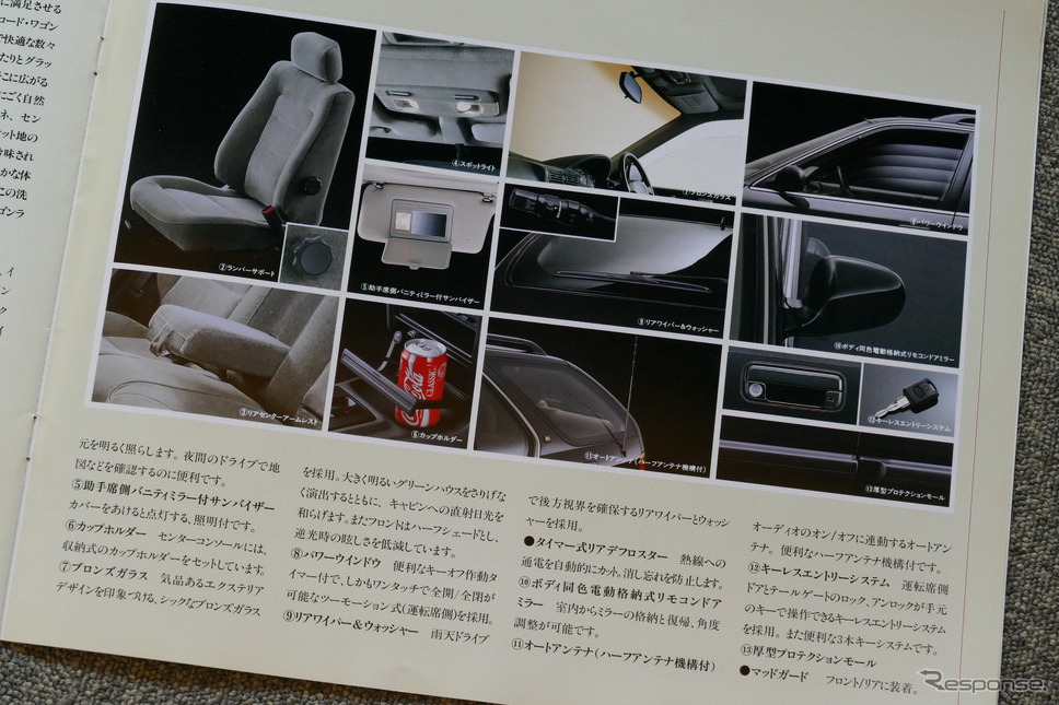 ホンダ・アコードワゴン 当時のカタログ《カタログ写真撮影 島崎七生人》