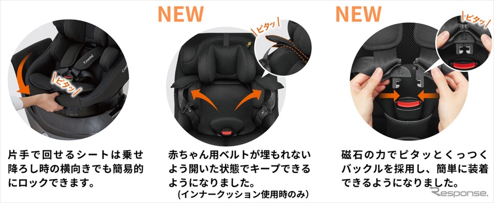 「クルムーヴ コンパクト R129 エッグショック JS」《写真提供 コンビ》