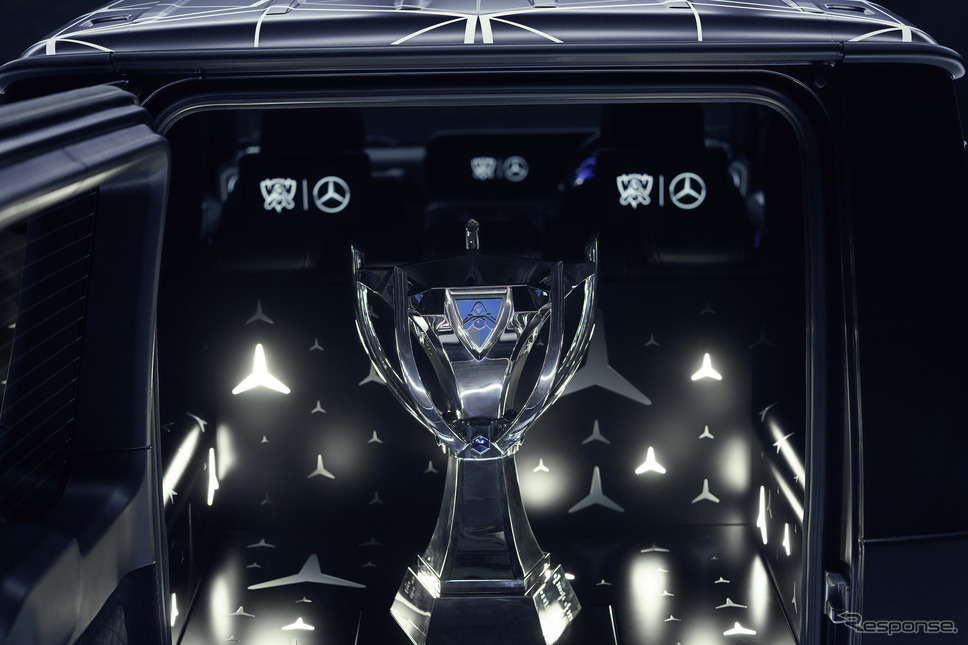 eスポーツ世界大会向けにカスタムされたメルセデスベンツ『GクラスEV』《photo by Mercedes-Benz》