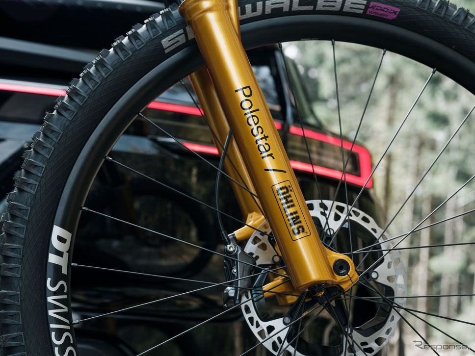 ポールスターとAllebikeが共同開発した電動マウンテンバイク『AElize Polestar Engineered』《photo by Polestar》