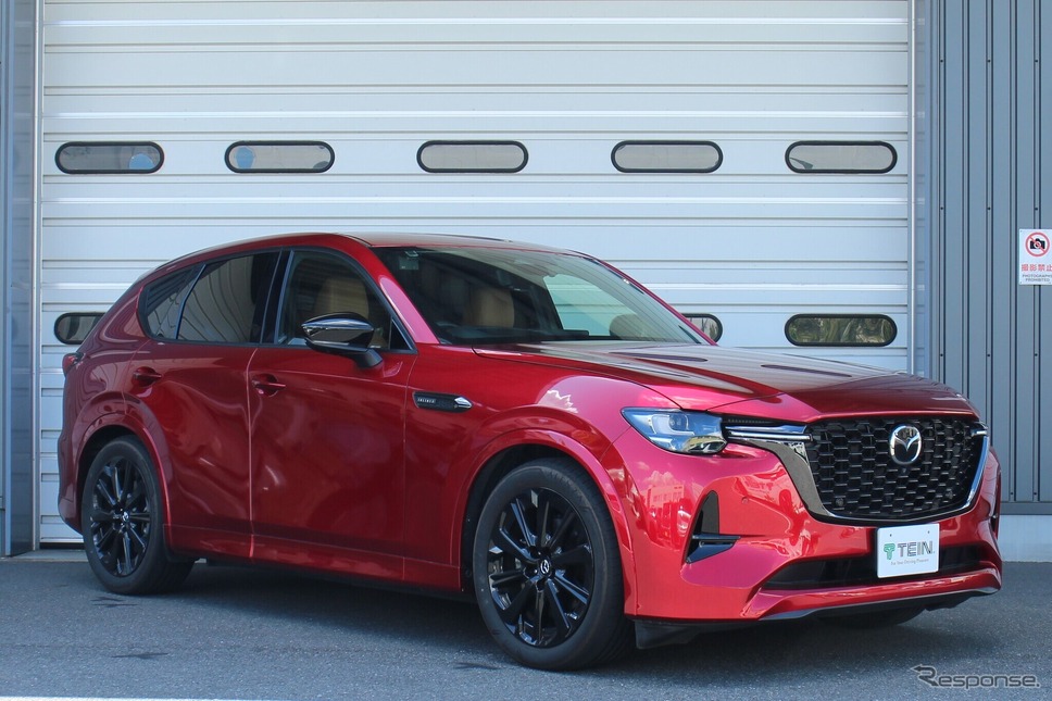 マツダ『CX-60』のコツコツ感を低減、テインのフルスペック車