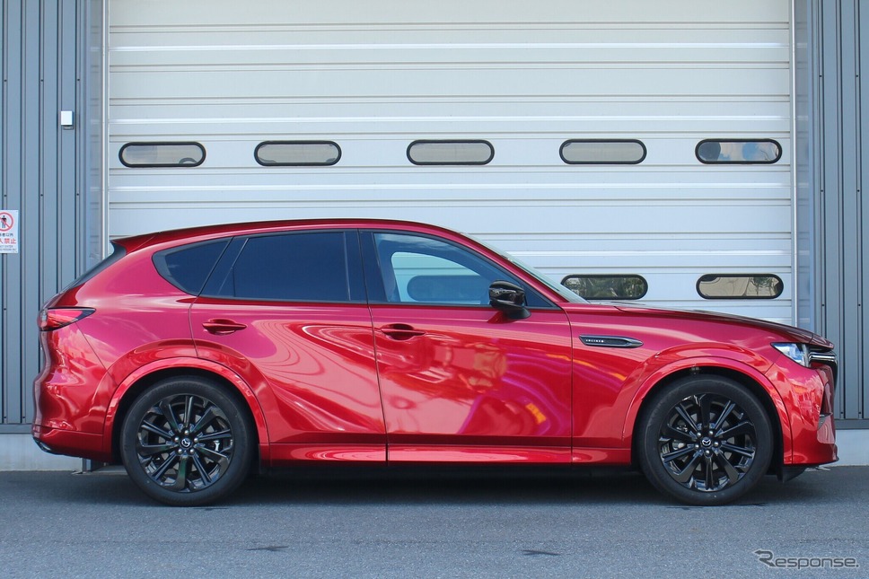 テイン フレックスZ マツダ・CX-60装着例(ダウン量:フロント 35mmダウン / リア 40mmダウン)《写真提供 テイン》