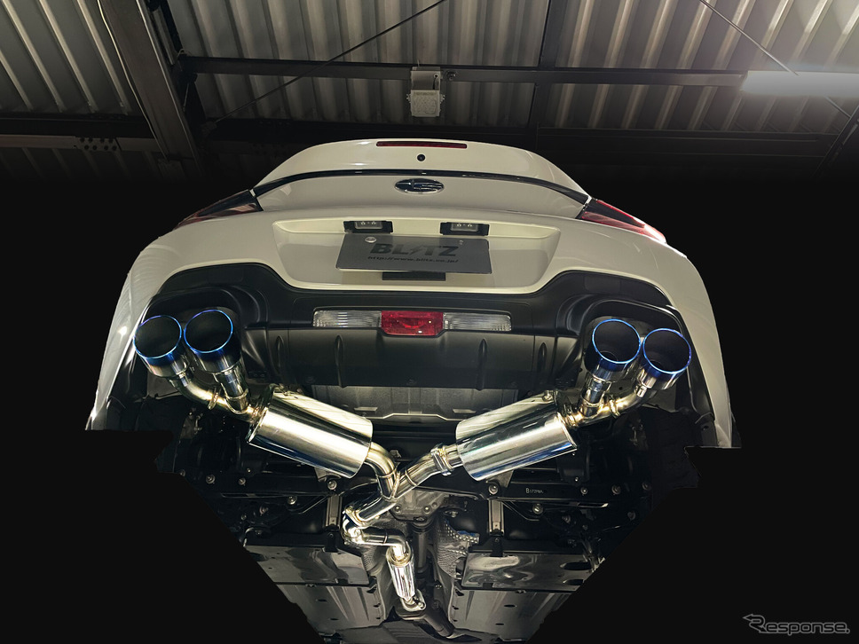 ニュルスペック・カスタムエディション 『GR86/BRZ」AT車用チタンカラーテールセット(VSR)装着例《画像提供 BLITZ》