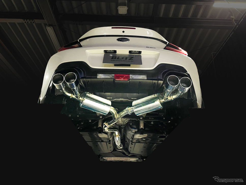 ニュルスペック・カスタムエディション 『GR86/BRZ」AT車用ステンレステールセット(VS)装着例《画像提供 BLITZ》
