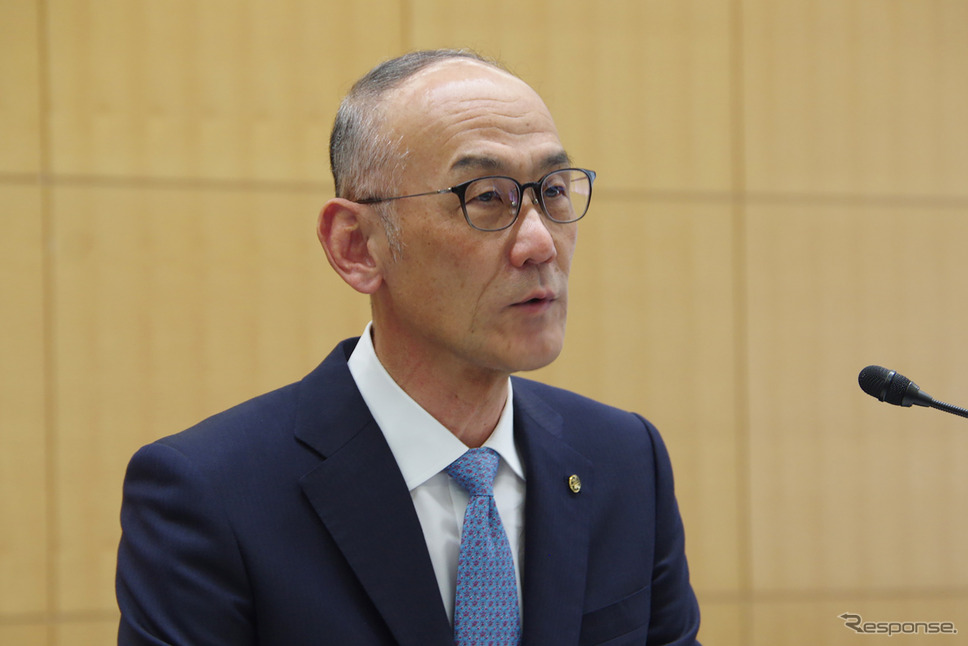 ヤマハ発動機の日高祥博社長(高は“はしごだか”)資料画像《写真撮影 宮崎壮人》