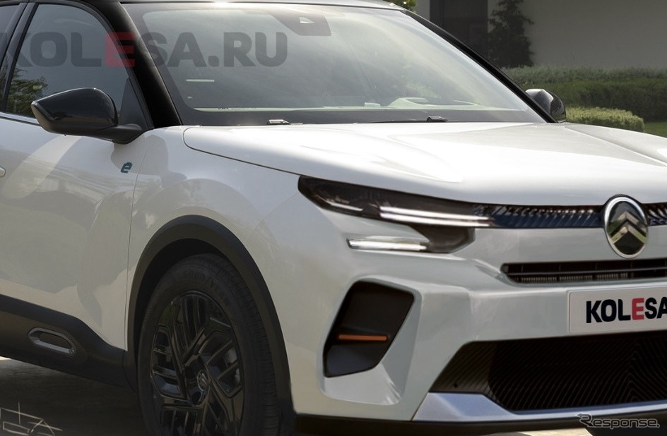 シトロエン C4 改良新型 予想CG《KOLESA RU/APOLLO》