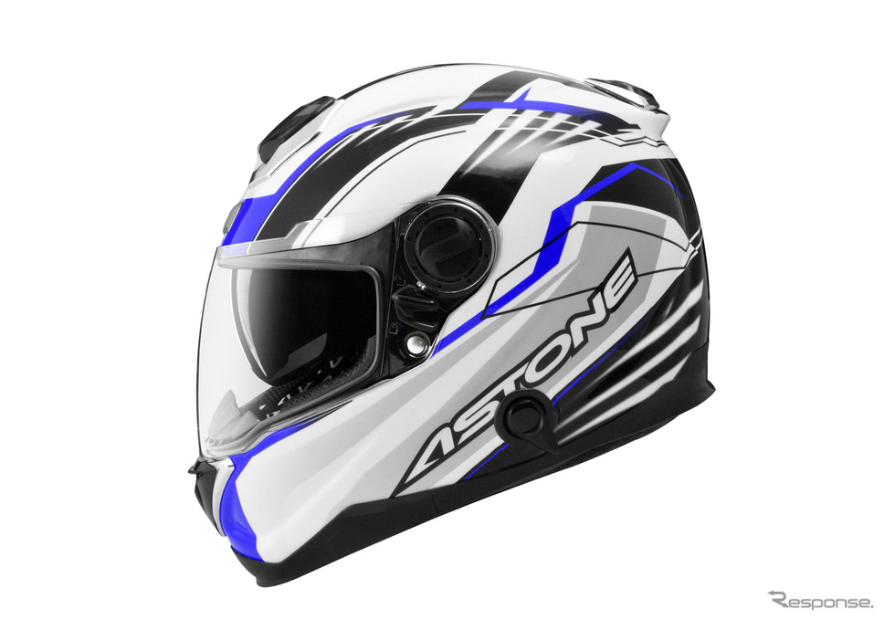 「ASTONE-FRP GT-1000F」ホワイト/AC6ブルー《写真提供 はとや》