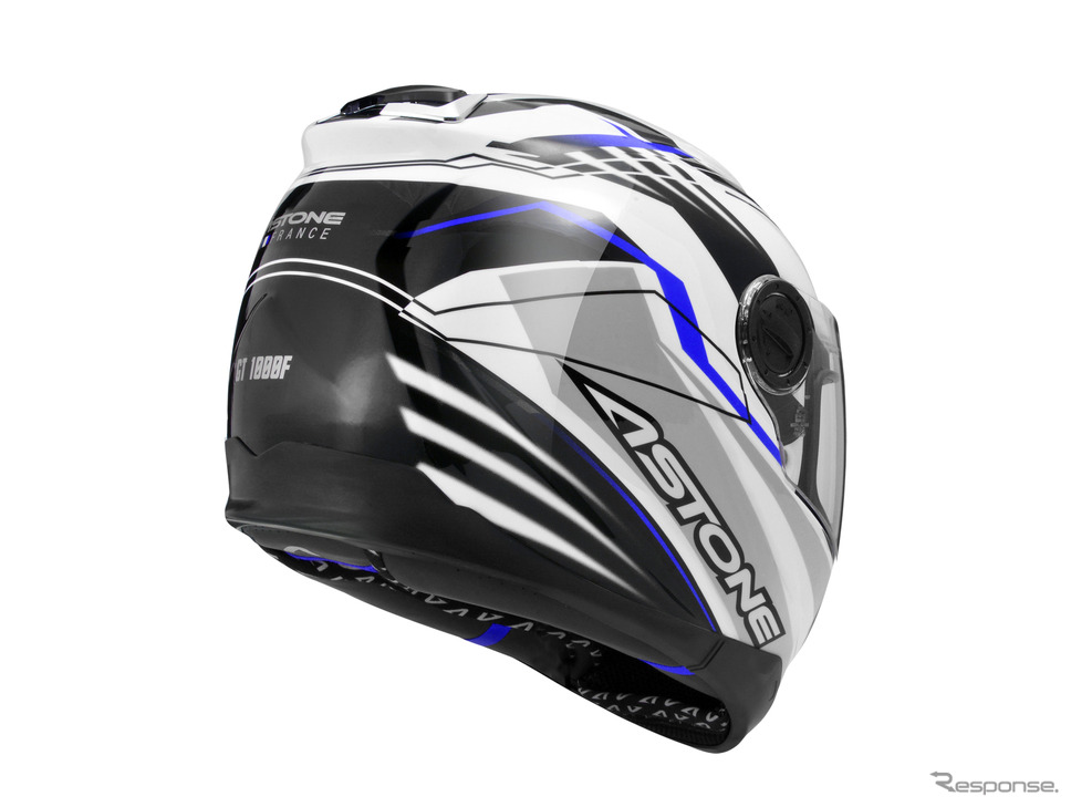 「ASTONE-FRP GT-1000F」ホワイト/AC6ブルー《写真提供 はとや》