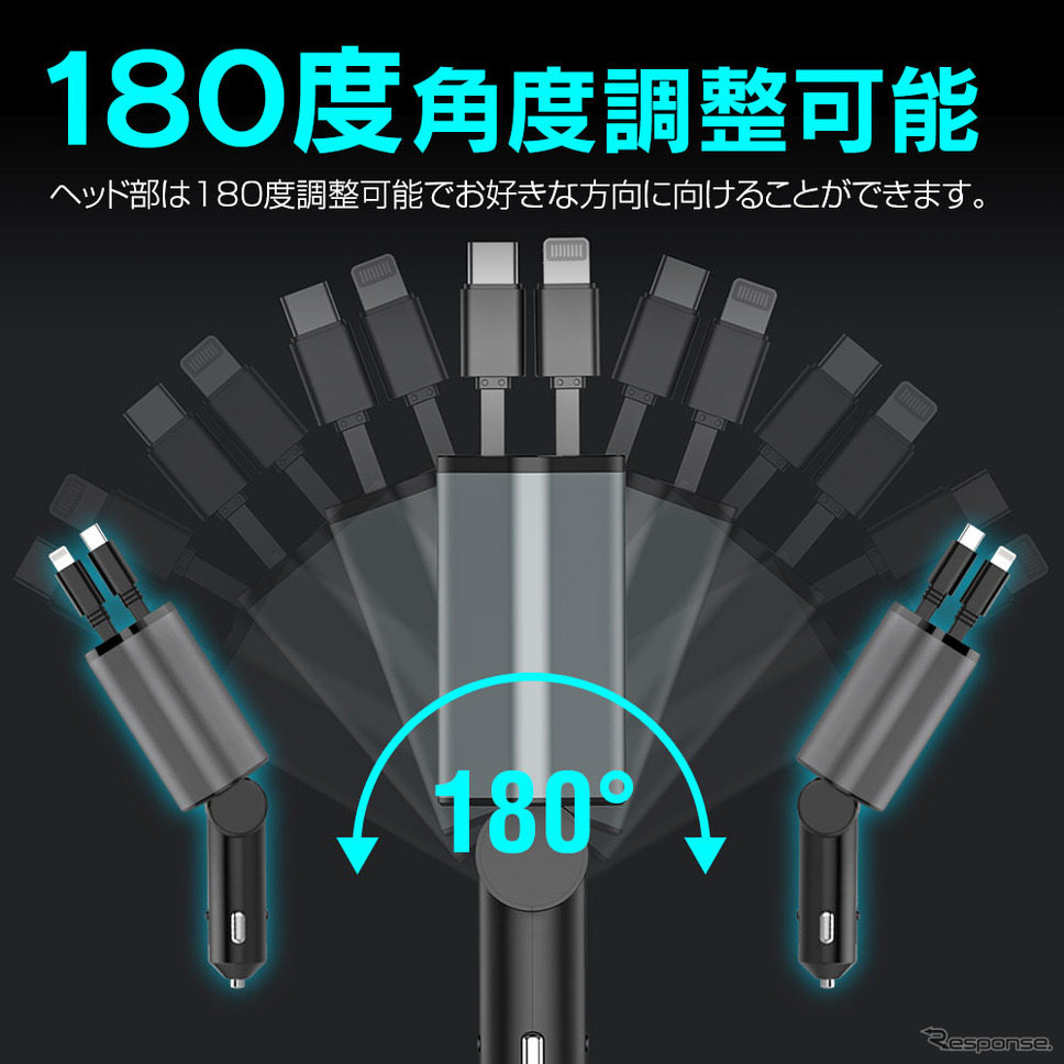 180度角度調整可能《画像提供 昌騰》