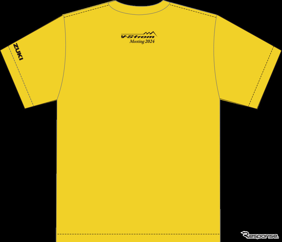 Vストロームミーティング2024 オリジナルグッズ Tシャツ《写真提供 スズキ》