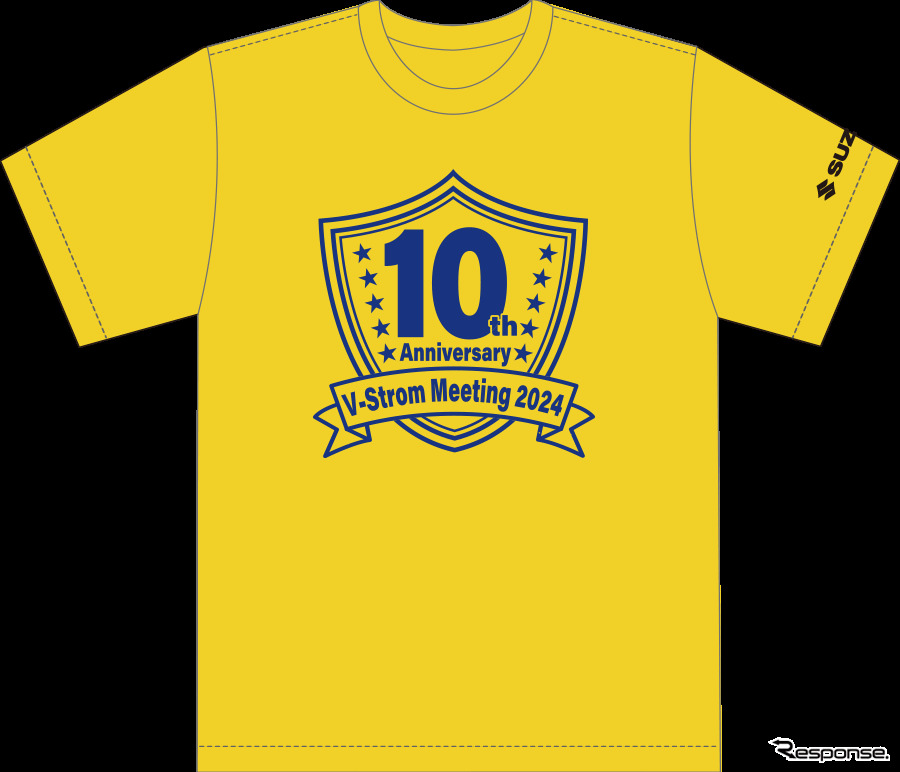 Vストロームミーティング2024 オリジナルグッズ Tシャツ《写真提供 スズキ》
