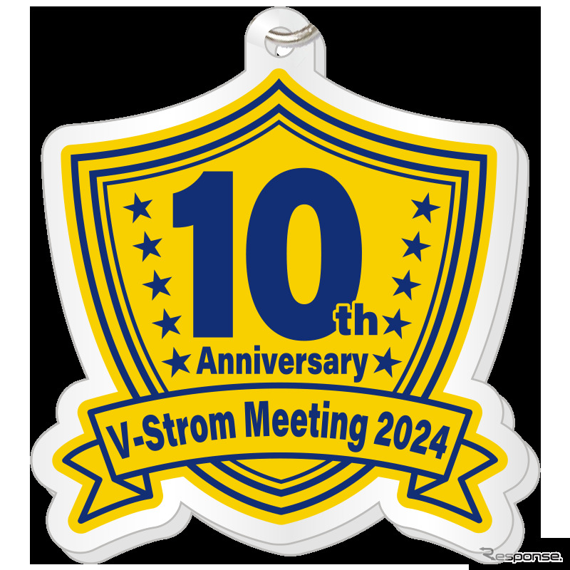 Vストロームミーティング2024 オリジナルグッズ アクリルキーホルダー《写真提供 スズキ》