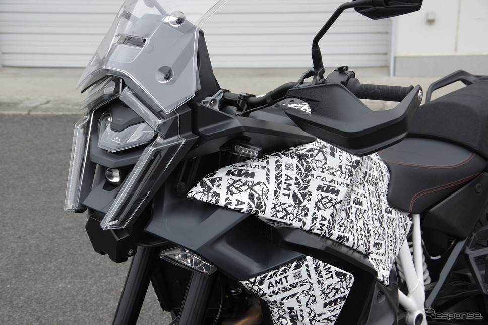 自動マニュアルトランスミッションを搭載するKTMの新型バイクプロトタイプ（取材協力：ボッシュ）《写真撮影 宮崎壮人》