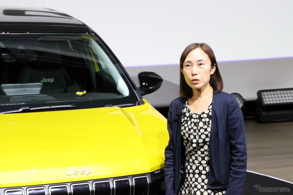 ステランティスジャパンでジーププロダクトジェネラルマネージャーを務める渡邊由紀さん《写真撮影 内田俊一》