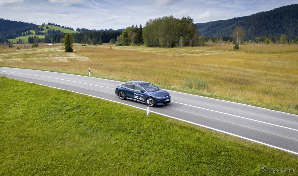 VWのEVセダン『ID.7』が1回の充電で794km走行《photo by VW》