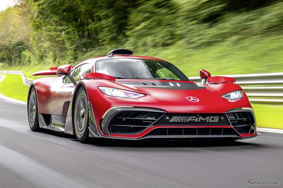 メルセデスAMG『ONE』がドイツ・ニュルブルクリンク北コースで新たな市販車最速記録を樹立《photo by Mercedes-Benz》