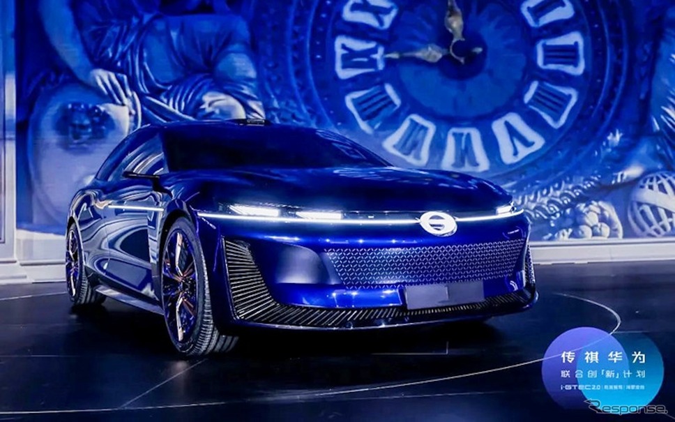 ファーウェイと広汽伝祺が共同開発した次世代車『1コンセプト』《photo by GAC》