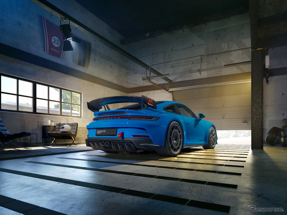 ポルシェ『718ケイマンGT4』『911 GT3』対応のマンタイパフォーマンスキット《画像提供 ポルシェジャパン》