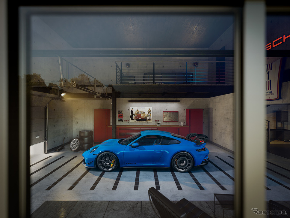 ポルシェ『718ケイマンGT4』『911 GT3』対応のマンタイパフォーマンスキット《画像提供 ポルシェジャパン》