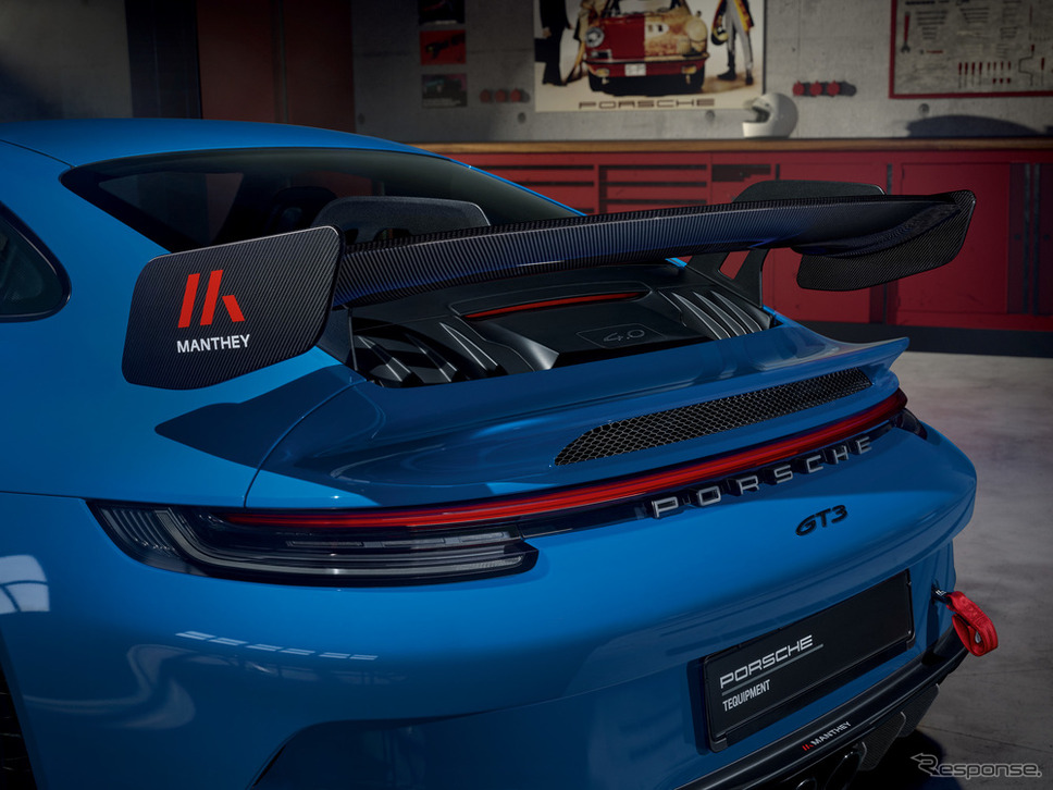 ポルシェ『718ケイマンGT4』『911 GT3』対応のマンタイパフォーマンスキット《画像提供 ポルシェジャパン》