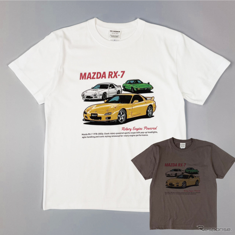 MAZDA RX-7 Tシャツ《写真提供 株式会社フェイス》