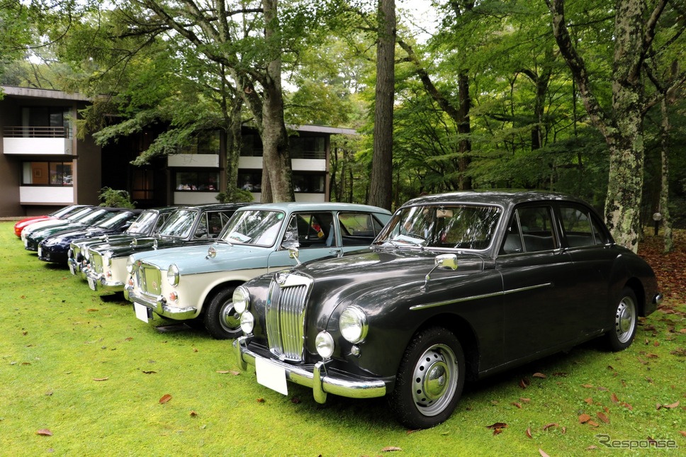 MGのサルーンたち《写真撮影 内田俊一》