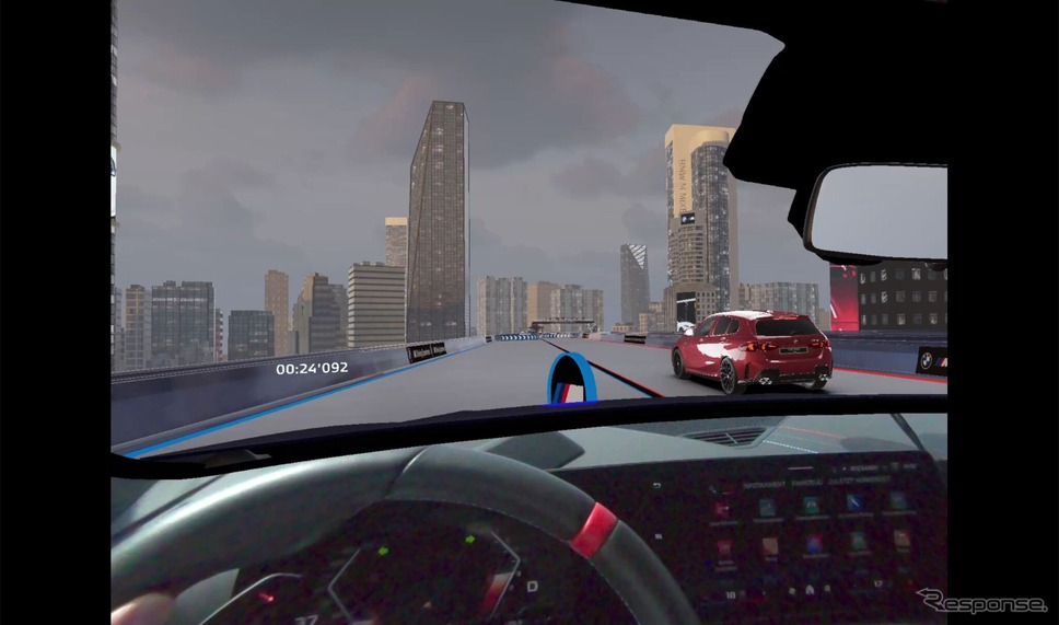 VR/MR技術を活用した「BMW M Mixed Reality」《photo by BMW》