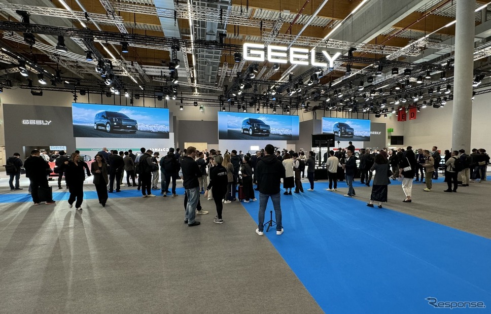 GEELYブース(Electric Vehicle Expo)《写真撮影 三浦和也》