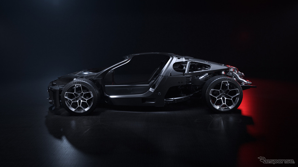 ブガッティ・トゥールビヨンのプラットフォーム《photo by Bugatti》