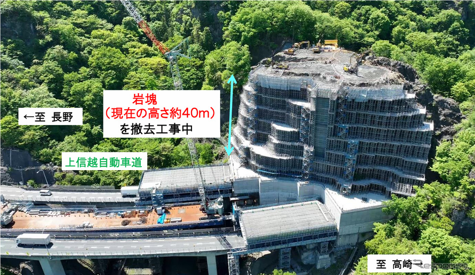 工事の状況（2024年5月）《写真提供 NEXCO東日本》