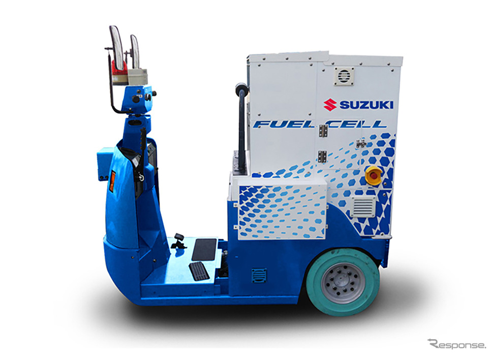 スズキの水素燃料電池(FC)荷役運搬車《写真提供 スズキ》