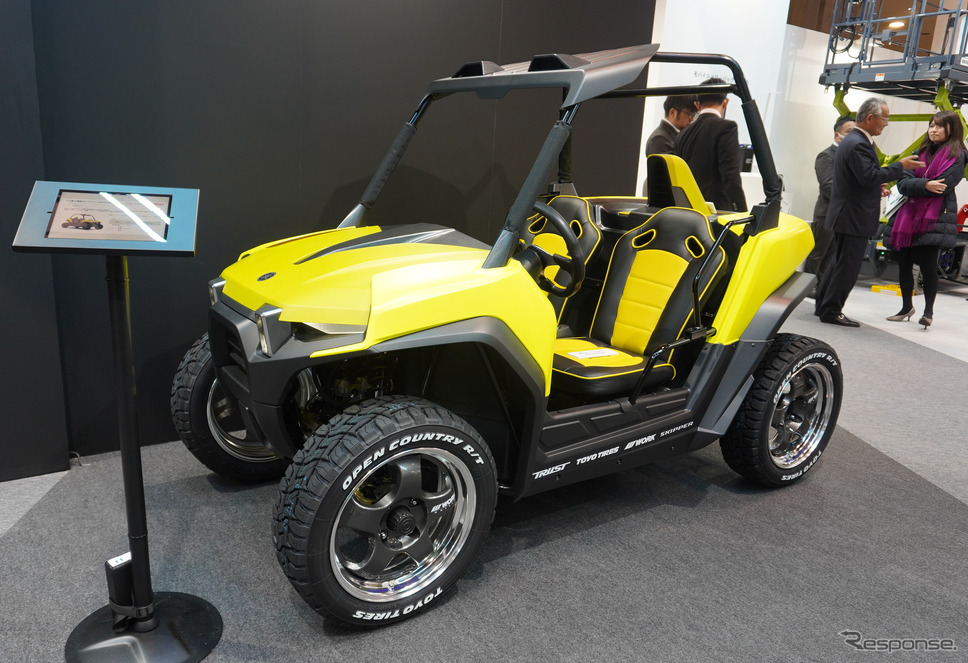 ヤマハの小型低速EV「DIAPASON C580」《写真撮影 宮崎壮人》